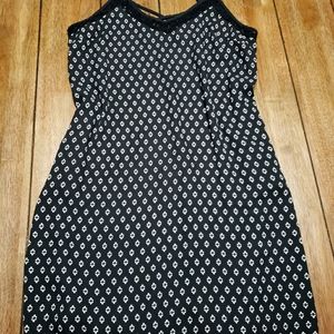 Black patterned sun dress